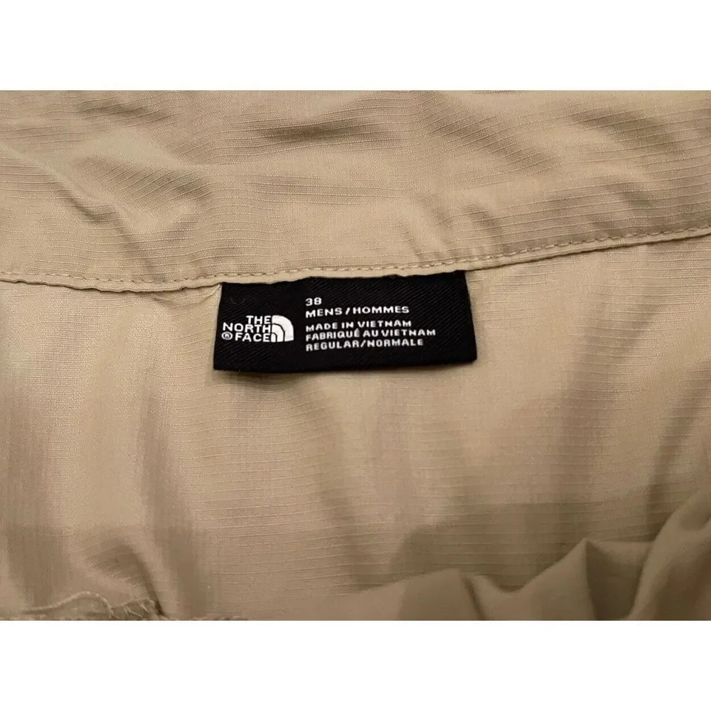 The North‎ Face Cargo Shorts Mens 40 Khaki Ripstop Lightweight Hiking 100% Nylon